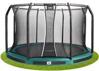 Salta Premium Ground Trampoline met Veiligheidsnet - 305 cm - Groen-2