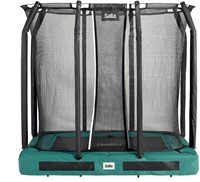 Salta Premium Ground Trampoline met Veiligheidsnet - 214 x 153 cm - Groen