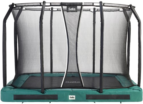Salta Premium Ground Trampoline met Veiligheidsnet - 305 x 214 cm - Groen