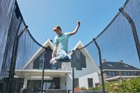 Salta Premium Ground Trampoline met Veiligheidsnet - 305 x 214 cm - Groen