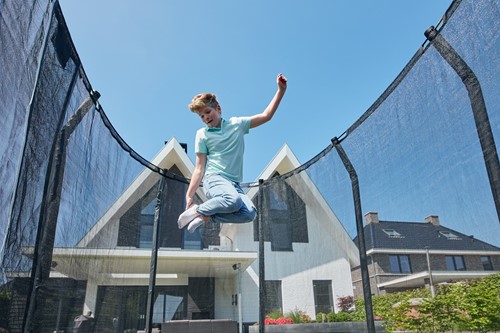 Salta Premium Ground Trampoline met Veiligheidsnet - 305 x 214 cm - Groen