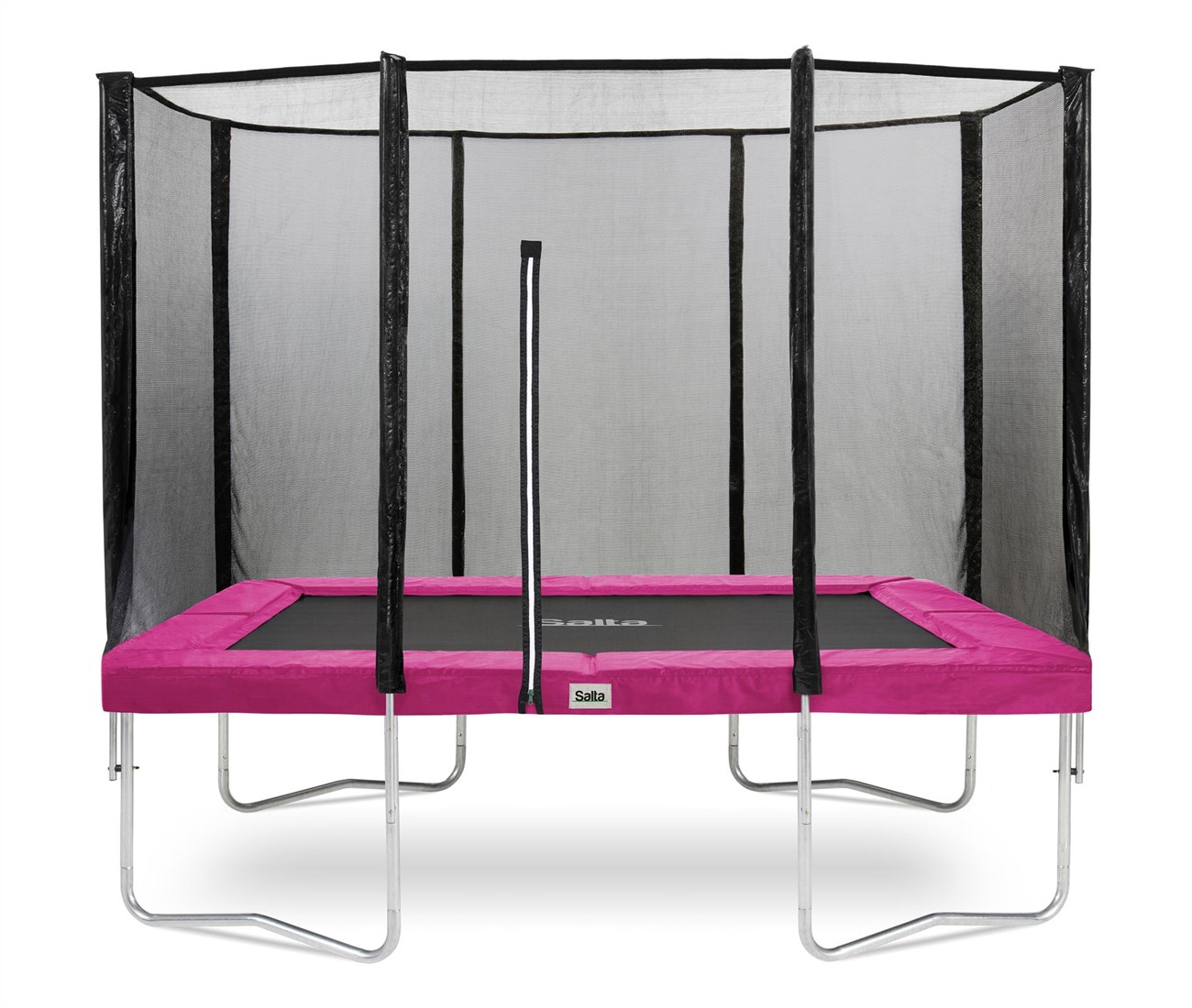 Salta Combo Trampoline met Veiligheidsnet - x 305 cm Roze Fitnessapparaat.nl