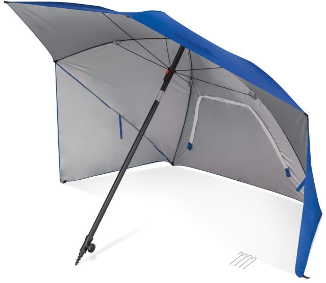 houten Gelijkenis Giet Sport-Brella Ultra Strandtent - Windscherm - Parasol - Blauw |  Fitnessapparaat.nl