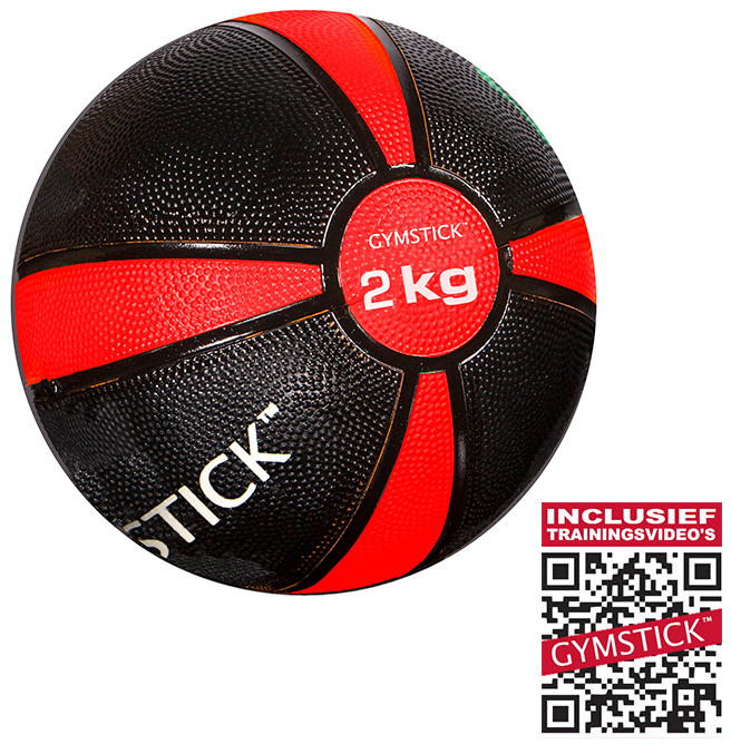 Gymstick Medicijnbal Met trainingsvideo's 2 kg