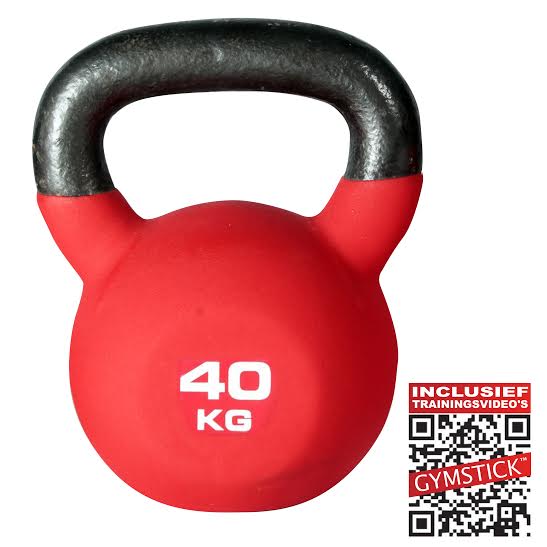 Kettlebell Pro 40 Kg Neopreen Met Trainingsvideo's