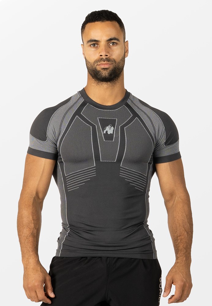 Gorilla Wear Arcata Seamless T-shirt - Donkergrijs - L