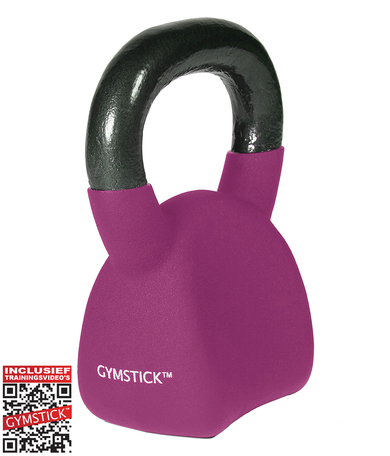 Gymstick ergo kettlebell (4 kg) + workout DVD