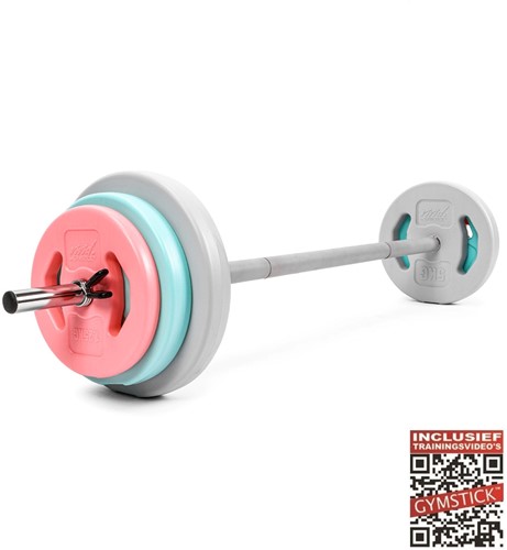 Gymstick Vivid Pump Set - 20 kg - Met Online Trainingsvideo's - Tweedekans 