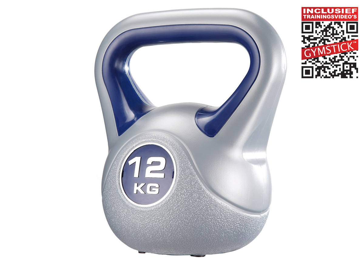 Kettlebell 12 Kg Vinyl met DVD