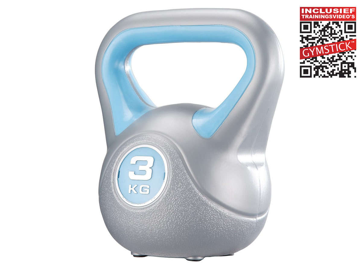 Gymstick kettlebell (3 kg) + workout DVD