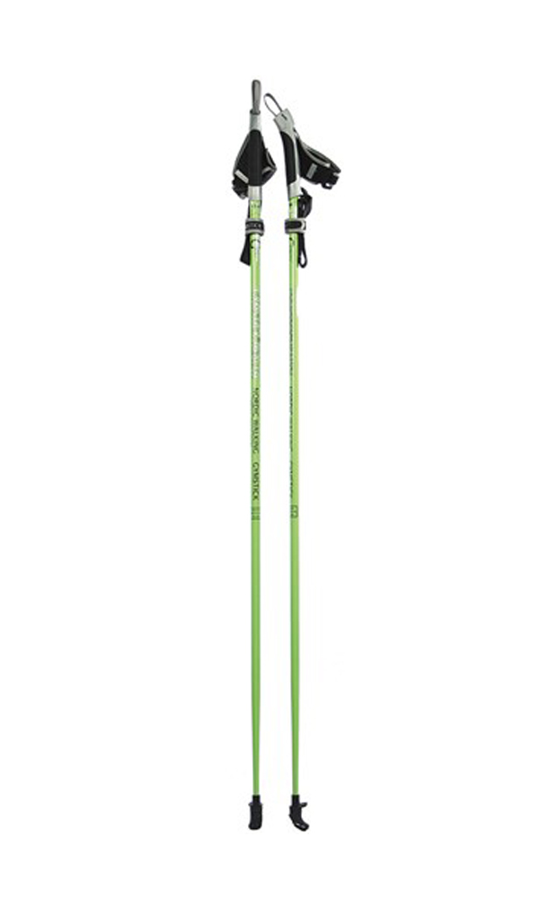 Gymstick health Nordic Walking stokken met DVD 120 cm