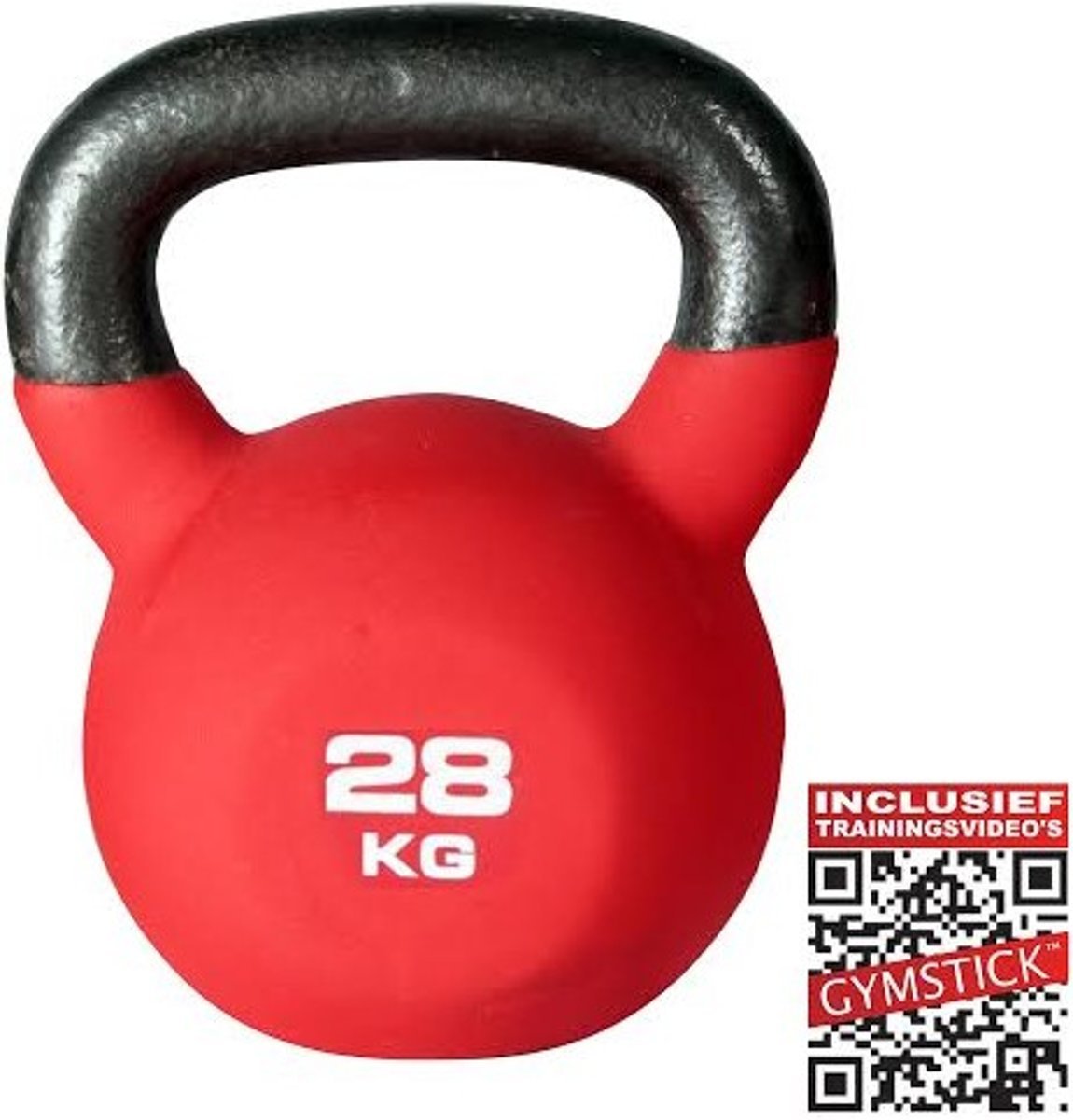 Kettlebell Pro 28 Kg Neopreen Met Trainingsvideo's