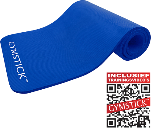 Gymstick Fitnessmat Comfort Blue - Met Online Trainingsvideo's