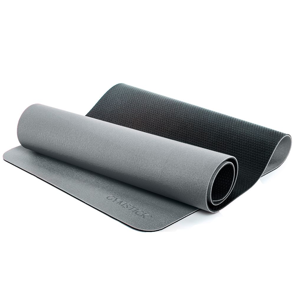 Gymstick Pro Yoga Mat Met Online Trainingsvideos Grey-Black