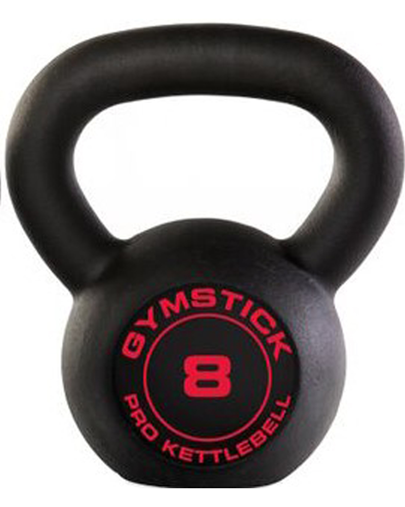 Gymstick Pro Neopreen Kettlebell Black 8 kg