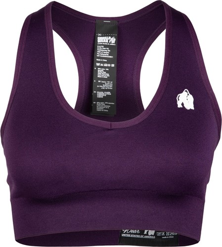 Gorilla Wear Neiro Seamless Sport Beha - Paars
