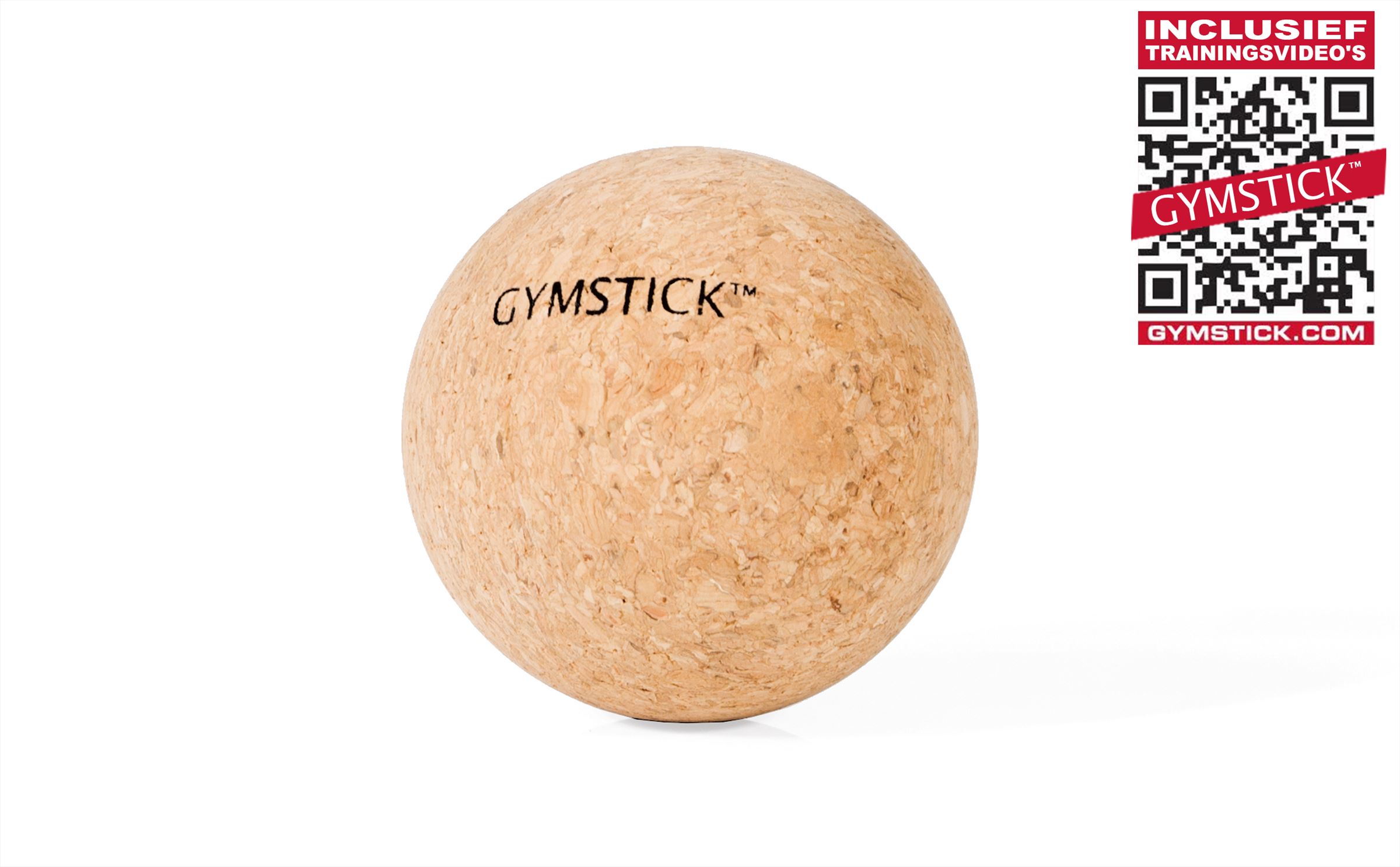 Gymstick Active Fascia Ball Cork Met Online Trainingsvideo's