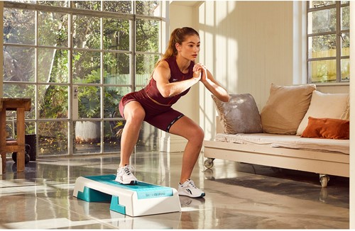 Reebok Studio Training Step -Wit/Teal-2