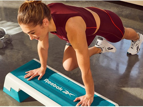 Reebok Studio Training Step -Wit/Teal-3