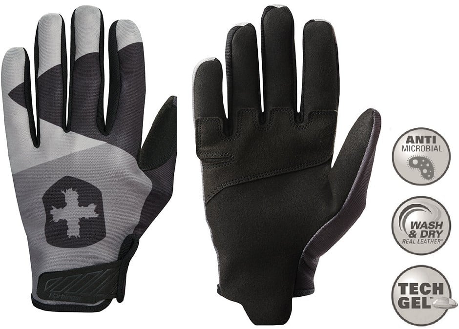 Harbinger Men's Shield Protect Fitness Handschoenen - Zwart/Grijs - M
