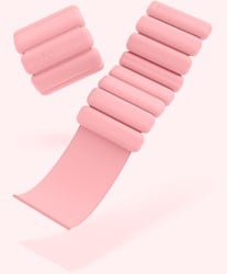 Bala Bangles Enkel- en Polsgewicht - 2 x 0,5 kg - Blush/Roze