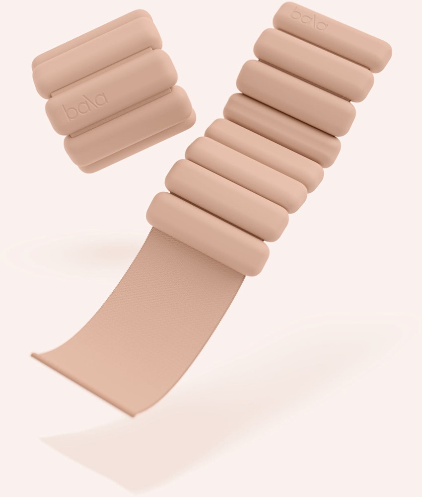 Bala Bangles Enkel- en Polsgewicht - 2 x 0,5 kg - Zand/Beige