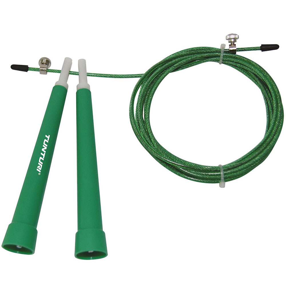 Tunturi Jump Rope Adjustable Lenght Green Stuk