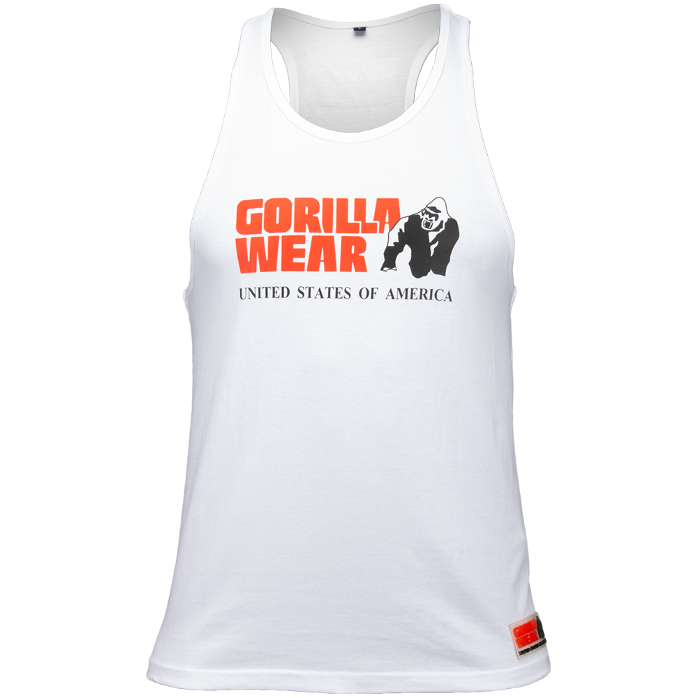 Gorilla Wear Classic Tank Top White gorilla wear kopen in de aanbieding