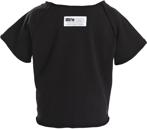 Gorilla Wear Classic Work Out Top - Zwart/Goud - back