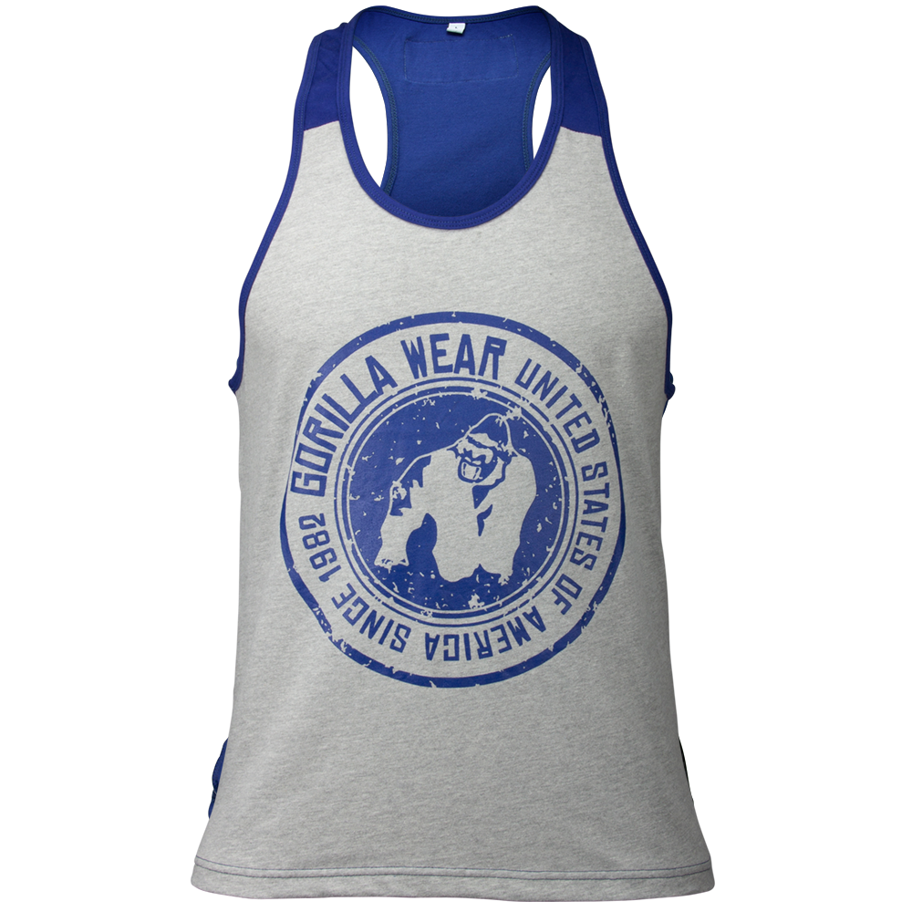 Gorilla Wear Roswell Tank Top Graynavy gorilla wear kopen in de aanbieding