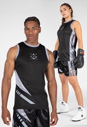 Gorilla Wear Hornell Tank Top - Unisex - Zwart/Grijs