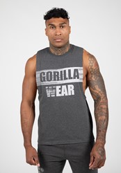 Gorilla Wear Lopez Drop Armhole Tank Top - Donkergrijs