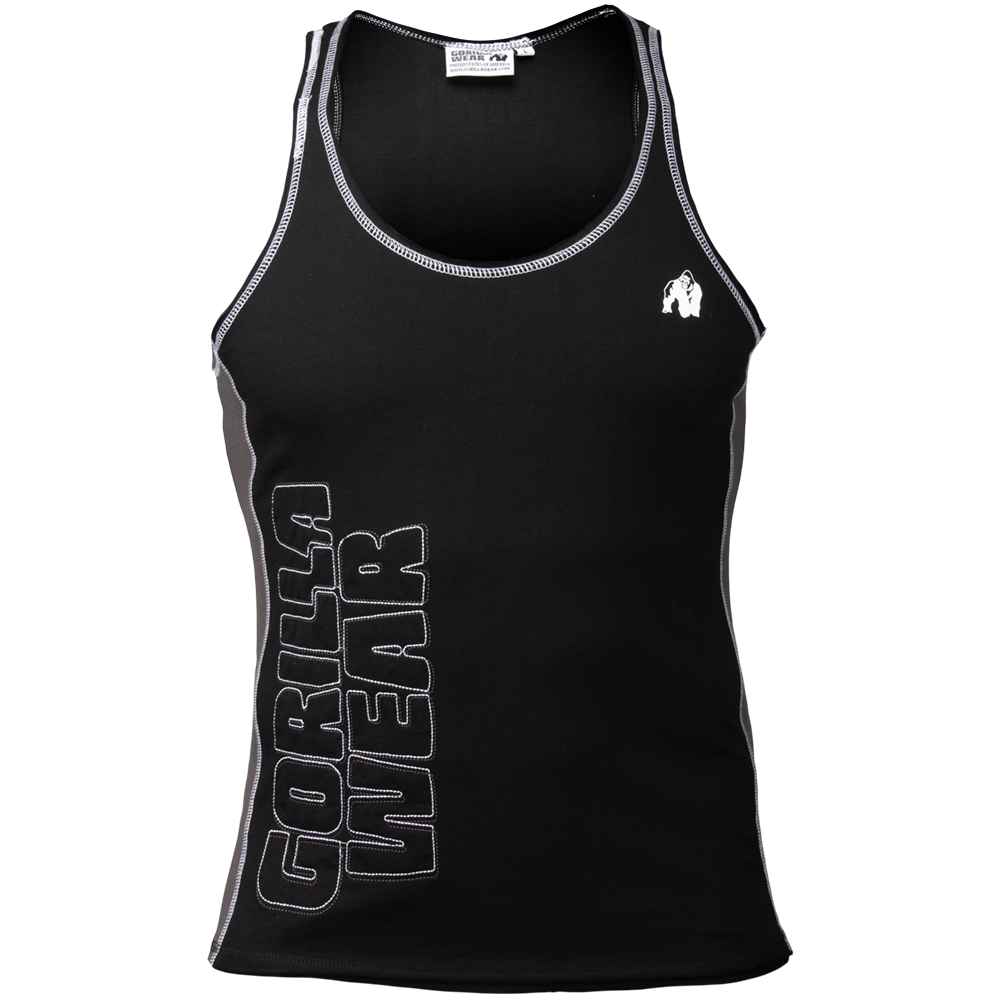 Gorilla Wear Dunellen Tank Top Blackgrey gorilla wear kopen in de aanbieding