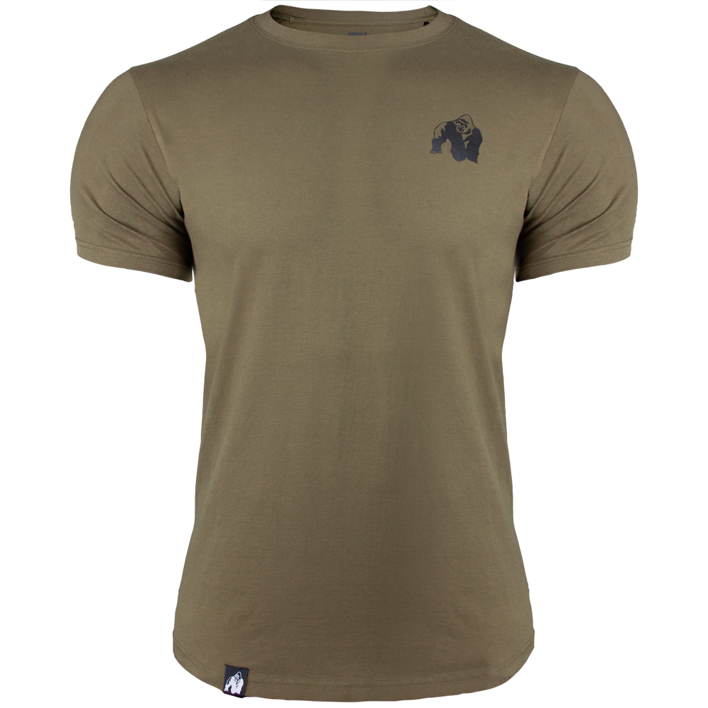 Gorilla Wear Detroit T Shirt Army Green 2Xl gorilla wear kopen in de aanbieding