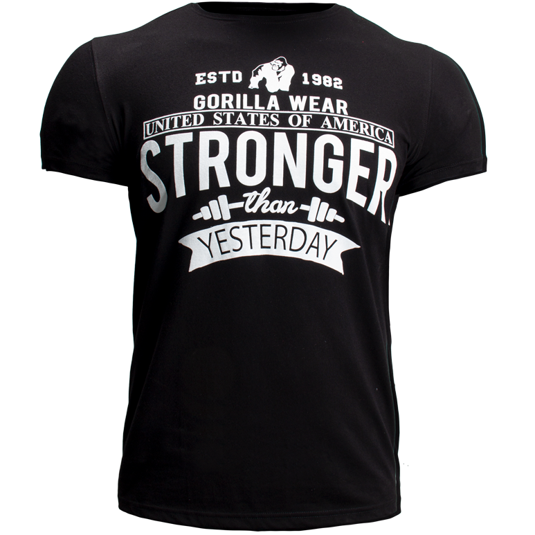 Gorilla Wear Hobbs T Shirt Black Xl gorilla wear kopen in de aanbieding