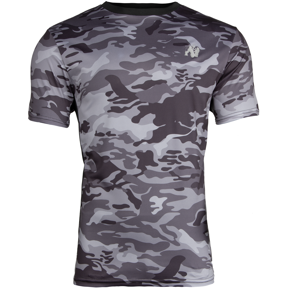 Gorilla Wear Kansas T Shirt Blackgray Camo Xl gorilla wear kopen in de aanbieding