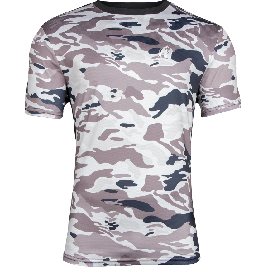 Gorilla Wear Kansas T Shirt Beige Camo Xl gorilla wear kopen in de aanbieding