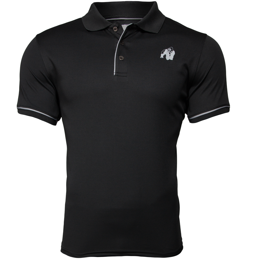 Gorilla Wear Forbes Polo Black 2Xl gorilla wear kopen in de aanbieding