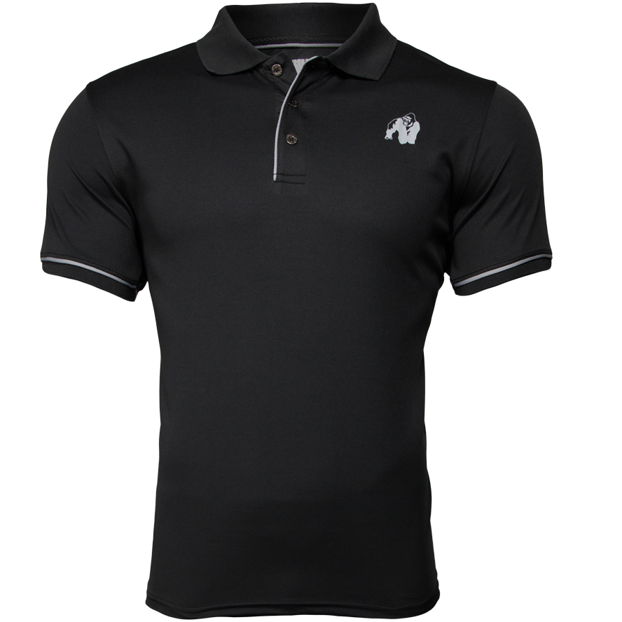 Gorilla Wear Forbes Polo Black gorilla wear kopen in de aanbieding