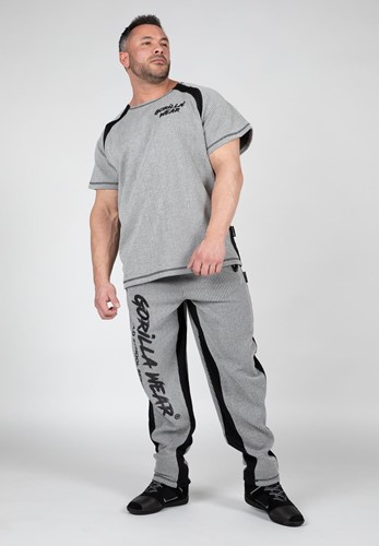Gorilla Wear Augustine Old School Work Out Top - Grijs-3