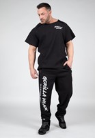 Gorilla Wear Augustine Old School Work Out Top - Zwart-3