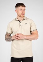 Gorilla Wear Delano Polo - Beige/Zwart