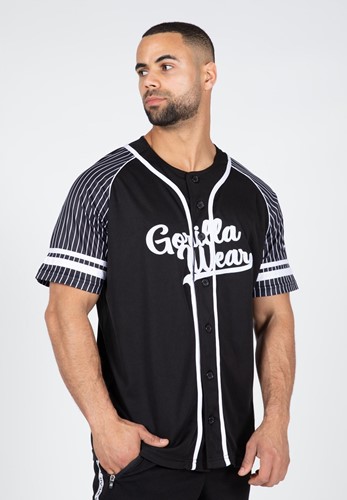 Gorilla Wear 82 Baseball Jersey - Zwart