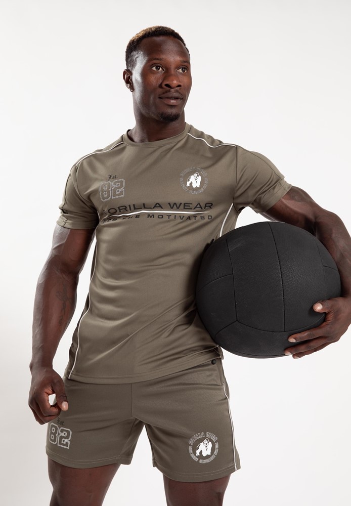 Gorilla Wear Broxton T-shirt - Legergroen - XL