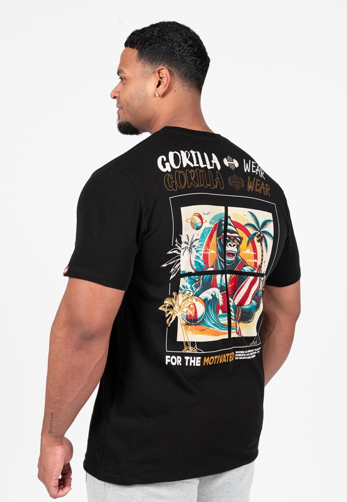 Gorilla Wear Santa Cruz T-shirt - Zwart - 2XL