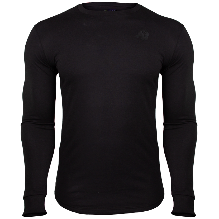 Gorilla Wear Williams Longsleeve Black 2Xl gorilla wear kopen in de aanbieding