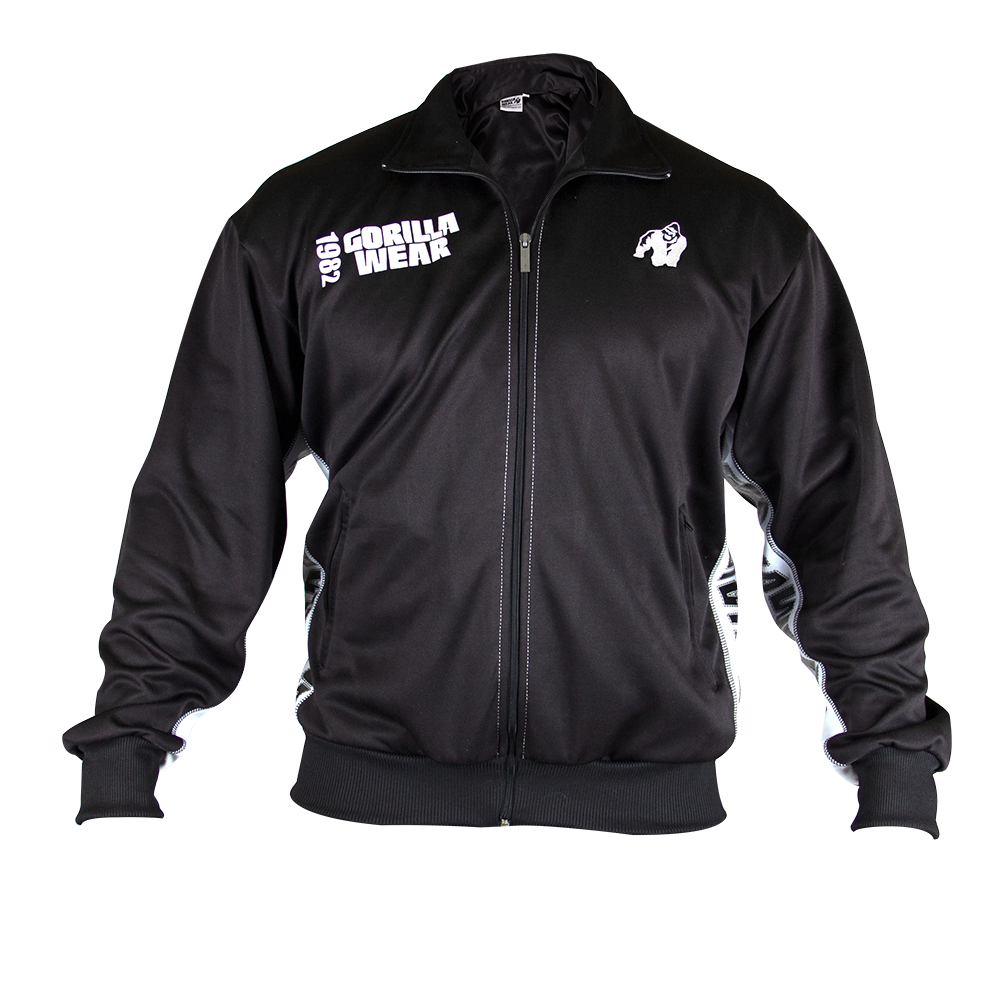 Gorilla Wear Track Jacket Black-White XXL-XXXL
