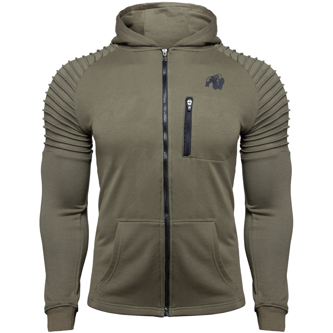 Gorilla Wear Delta Hoodie Army Green 3Xl gorilla wear kopen in de aanbieding