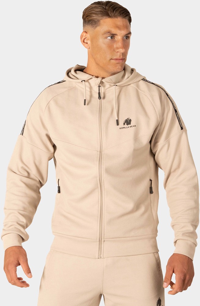 Gorilla Wear Harvey Trainingsjas - Beige - L