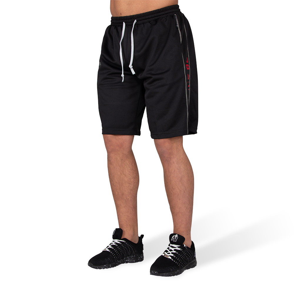 Gorilla Wear Functional Mesh Short Blackred S gorilla wear kopen in de aanbieding